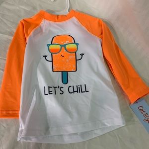 Cat & Jack Rash Guard Top Size 2T